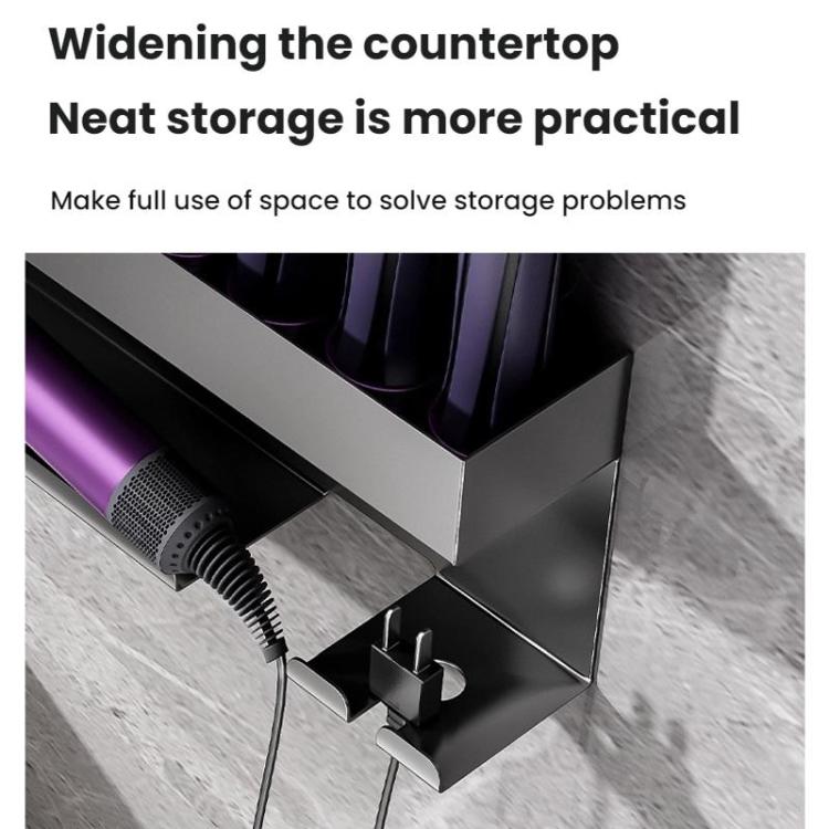 For Dyson Wall-Mounted Curling Iron Hair Dryer Storage Rack — view 4