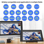 VEIKK VK2200PRO 21.5 inch Digital Screen Hand Drawing Screen Electronic Drawing Screen Compatible With Mobile Phone