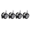 Waveshare For HomeRack 2.5-inch (60mm) Hollow Caster Wheel Kit With Brakes