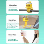 Octopus Clip-On Handheld Silent Bladeless Fan For Strollers — view 11