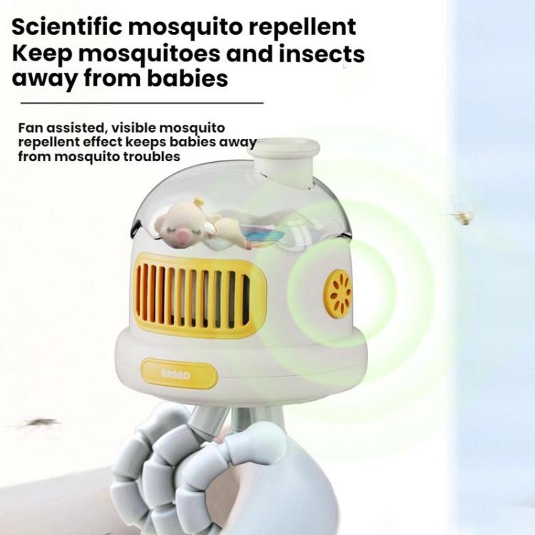 Octopus Clip-On Handheld Silent Bladeless Fan For Strollers — view 12