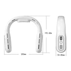 Outdoor Digital Display Folding Silent Neck-Mounted Bladeless Fan — view 4