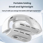 Outdoor Digital Display Folding Silent Neck-Mounted Bladeless Fan — view 6