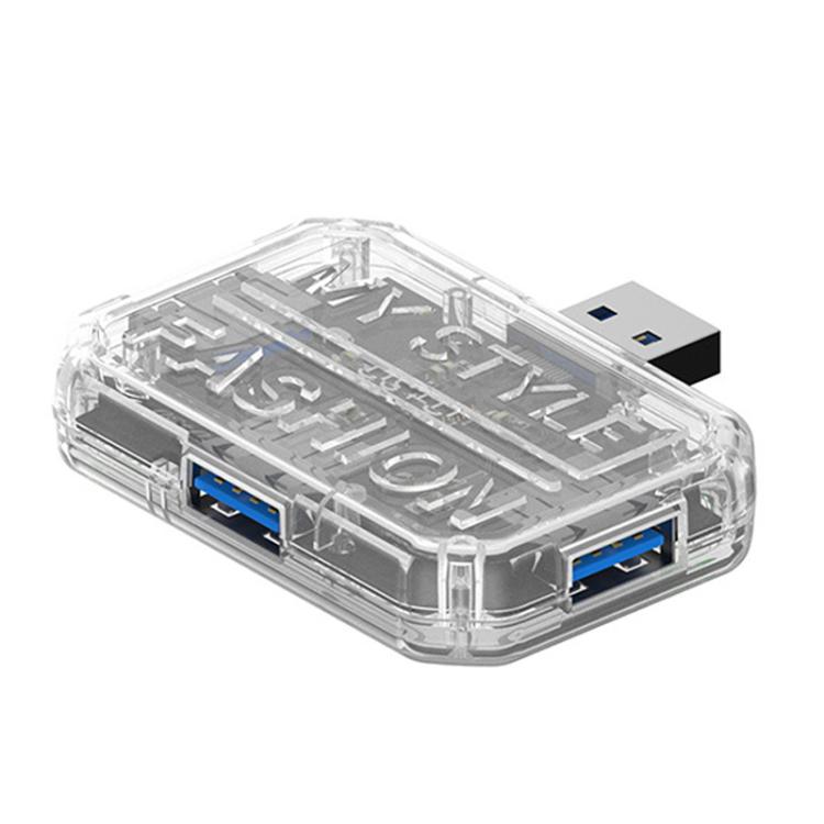 3 In 1 USB HUB Multi Port Hub Computer Converter — BX3A Black