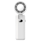 WT21 Handheld Cooling Fan Foldable Ice Pack Fan With Battery Level Display