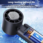 WT21 Handheld Cooling Fan Foldable Ice Pack Fan With Battery Level Display — view 6