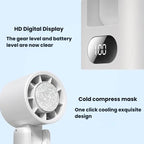 WT21 Handheld Cooling Fan Foldable Ice Pack Fan With Battery Level Display — view 10