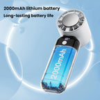 ZK03 Digital Display Cooling Fan USB Silent Handheld Cold Compress Fan — view 6