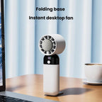 ZK03 Digital Display Cooling Fan USB Silent Handheld Cold Compress Fan — view 7