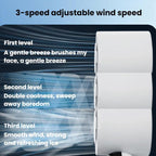 ZK03 Digital Display Cooling Fan USB Silent Handheld Cold Compress Fan — view 9