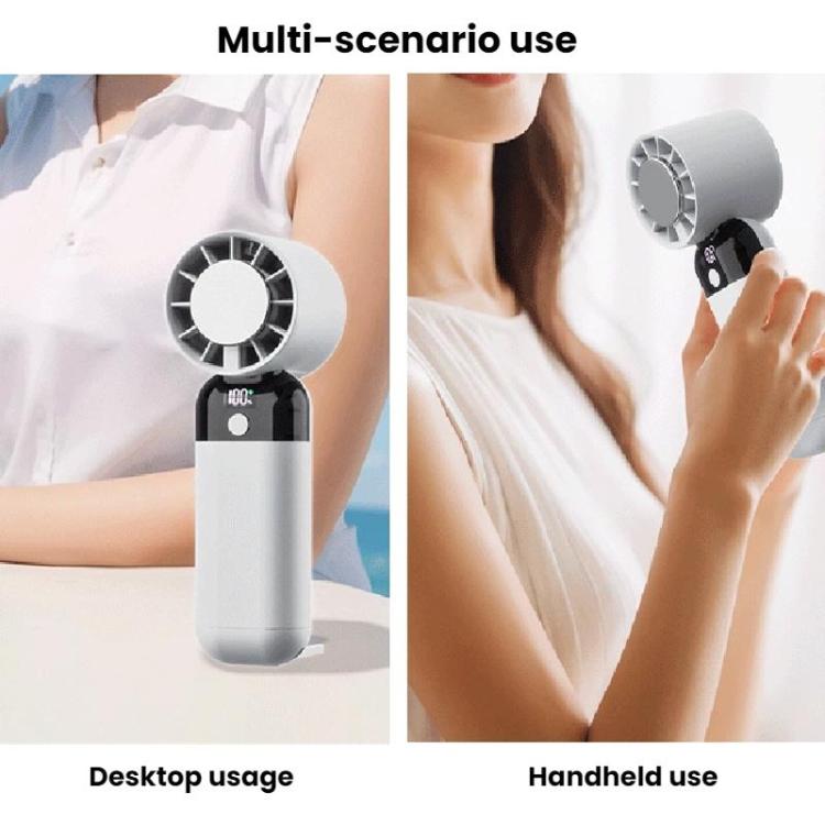 ZK03 Digital Display Cooling Fan USB Silent Handheld Cold Compress Fan — view 11