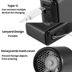 WH14 Handheld Digital Display Fan Outdoor Portable High Speed Fan — view 13