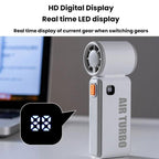 WH14 Handheld Digital Display Fan Outdoor Portable High Speed Fan — view 9