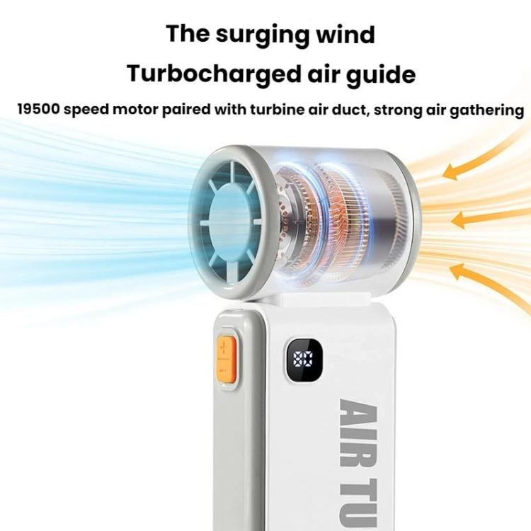 WH14 Handheld Digital Display Fan Outdoor Portable High Speed Fan — view 11