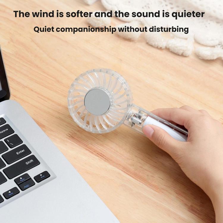 YL14 Transparent Handheld Fan USB Outdoor Portable Fan — view 3