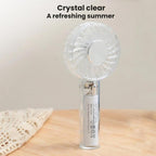 YL14 Transparent Handheld Fan USB Outdoor Portable Fan — view 4
