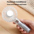 YL14 Transparent Handheld Fan USB Outdoor Portable Fan — view 6