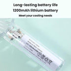 YL14 Transparent Handheld Fan USB Outdoor Portable Fan — view 7
