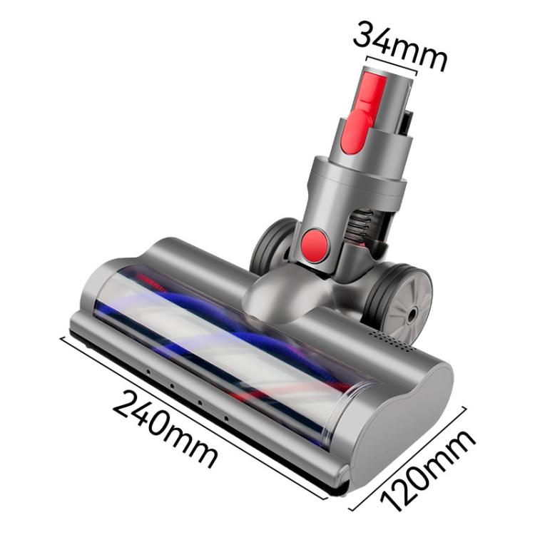 For Dyson V7/V8/V10/V11/V15 Direct-Drive Motorized Brush Head with LED Light