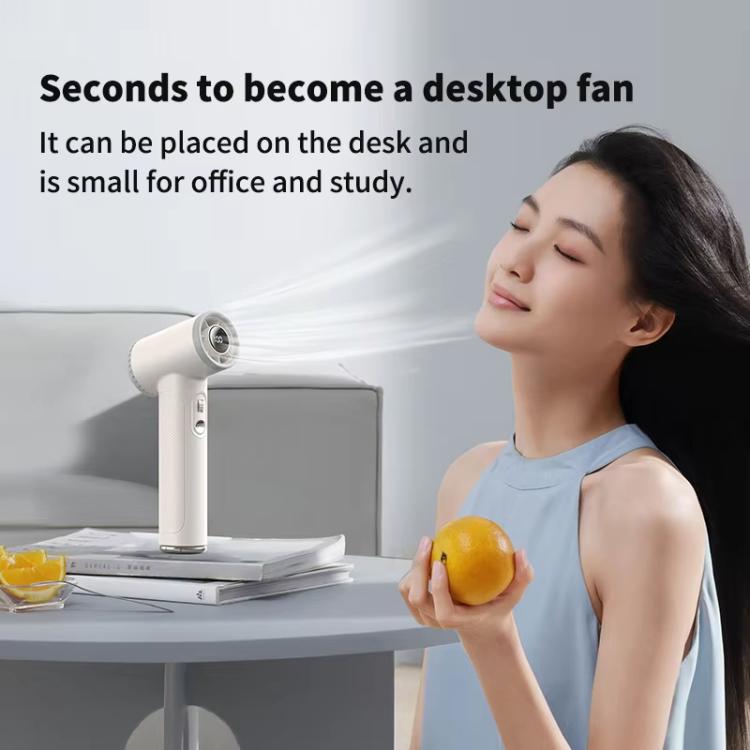 WT23 Handheld Digital Display Turbine Fan Outdoor Stepless Variable Speed Fan — view 10