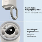 WT23 Handheld Digital Display Turbine Fan Outdoor Stepless Variable Speed Fan — view 11