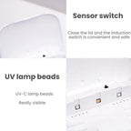 Wall-Mounted Smart UV Toothbrush Disinfection Case