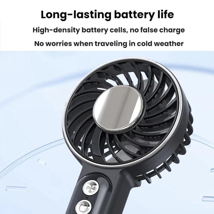 WT25 Handheld Fan With Lanyard Clip USB Desktop Silent Rechargeable Fan — view 13