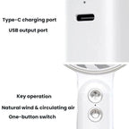 WT25 Handheld Fan With Lanyard Clip USB Desktop Silent Rechargeable Fan — view 16