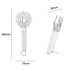 WT25 Handheld Fan With Lanyard Clip USB Desktop Silent Rechargeable Fan — view 17