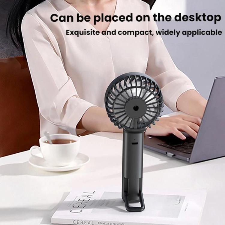WT25 Handheld Fan With Lanyard Clip USB Desktop Silent Rechargeable Fan — view 5