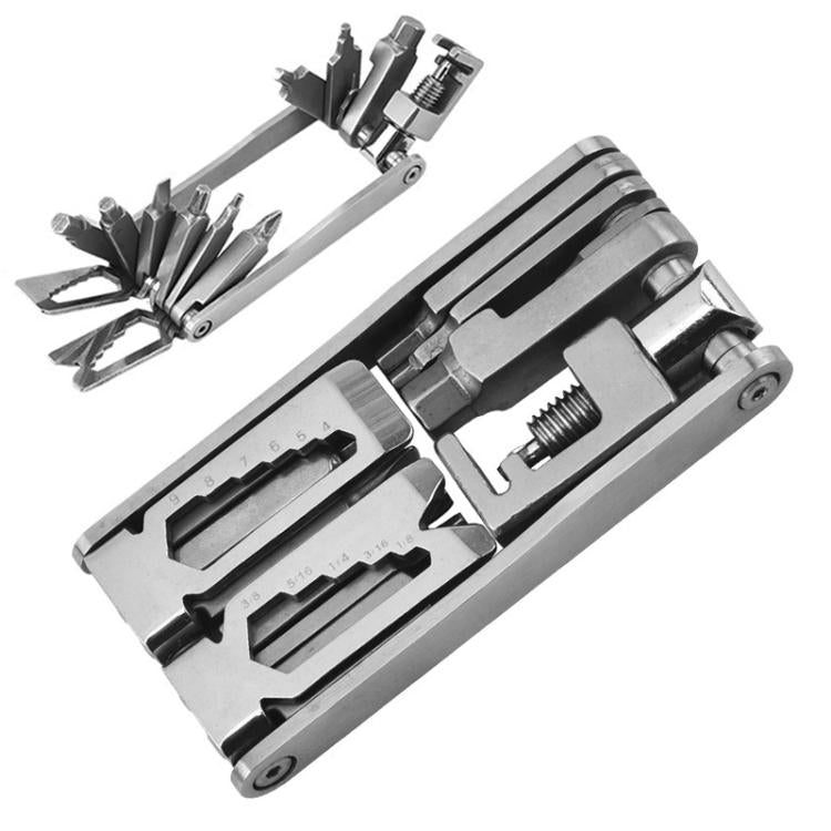 Bicycle 15 In 1 Repair Tool Chain Wrench