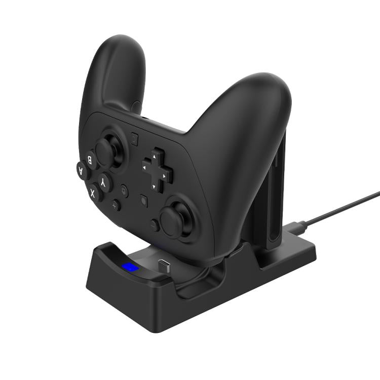 For Nintendo Switch 2 Joy-Con & Pro Controller 3-in-1 Charging Dock Storage Holder with LED Indicators