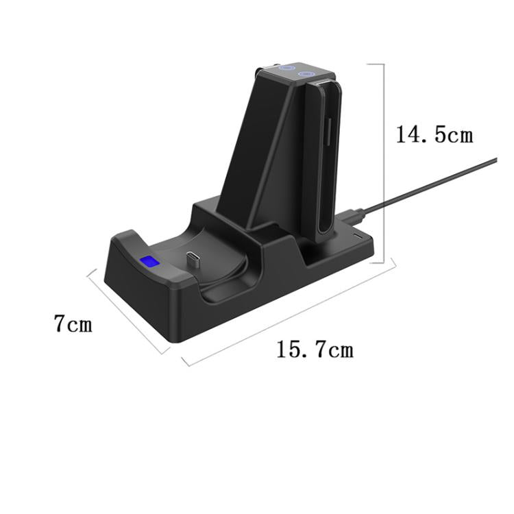 For Nintendo Switch 2 Joy-Con & Pro Controller 3-in-1 Charging Dock Storage Holder with LED Indicators