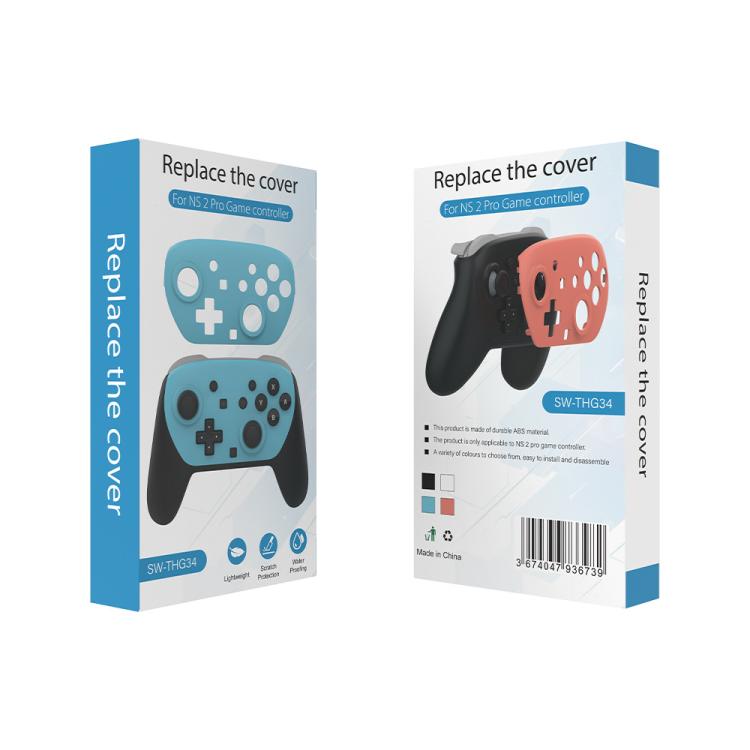 For Switch 2 Pro 2pcs /Pack Replacement Faceplates Matte Gaming Controller Cover