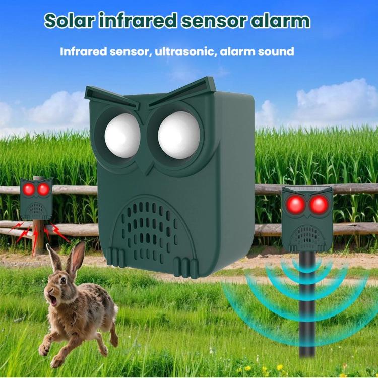 N912B Ultrasonic Solar Power Ground-inserted Animal Repeller — N912B