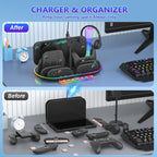 For Nintendo Switch 2 JYS NS2322 With RGB Light Charging Base Cooling Charging Storage Integrated Base