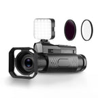 4K HD WiFi Night Vision Monocular 28X Zoom 64MP Infrared Hunting Telescope With No-Glow Recording & Animal Call Simulator
