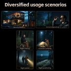 4K HD WiFi Night Vision Monocular 28X Zoom 64MP Infrared Hunting Telescope With No-Glow Recording & Animal Call Simulator