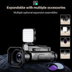 4K HD WiFi Night Vision Monocular 28X Zoom 64MP Infrared Hunting Telescope With No-Glow Recording & Animal Call Simulator