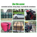 Multi-Purpose Cross-Woven Luggage Straps For ATVs And Motorcycles