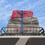 Multi-Purpose Cross-Woven Luggage Straps For ATVs And Motorcycles