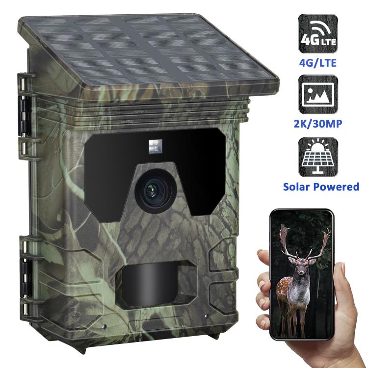 2K 4G Outdoor Hunting Camera With APP Remote Mobile Control, Supports Email / FTP