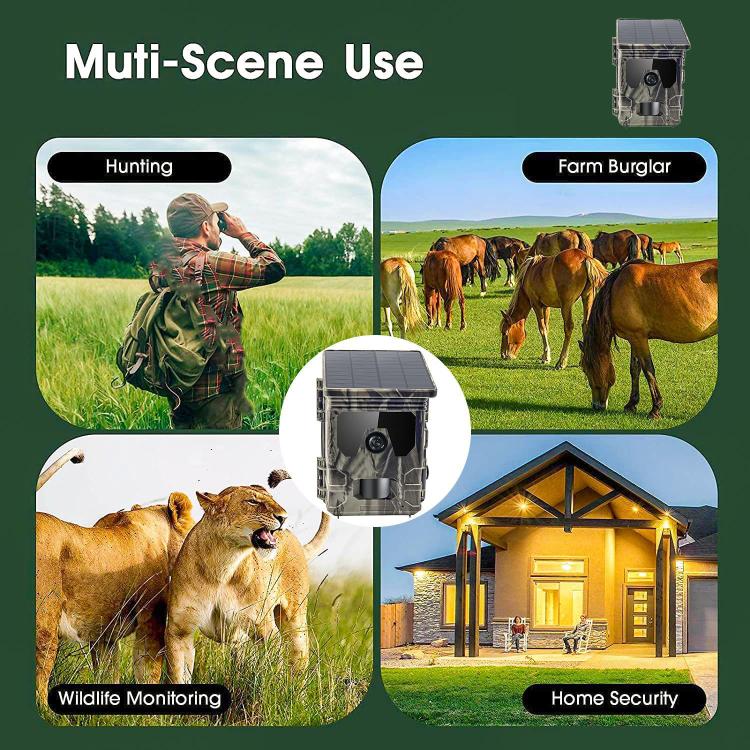 2K 4G Outdoor Hunting Camera With APP Remote Mobile Control, Supports Email / FTP