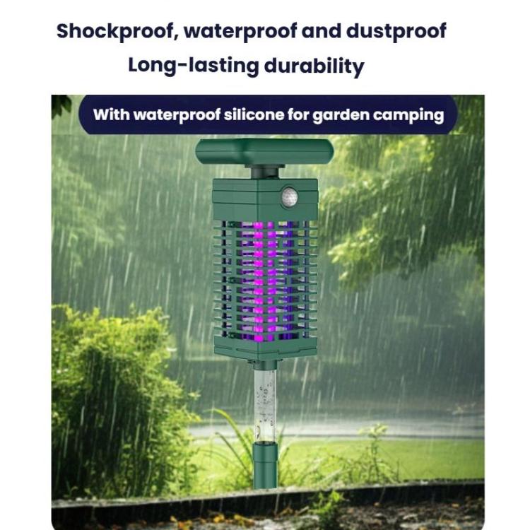 Outdoor Solar Mosquito Lamp Electric Mosquito Killer With Lighting — view 5
