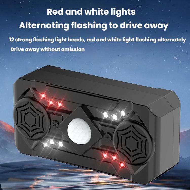Smart Sensing Ultrasonic LED Strobe Electronic Mouse Insect Repeller — view 5