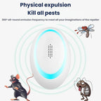 Ultrasonic Mouse Insect Repeller Home Mosquito Repellent Light — UK Plug