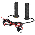 WUPP Rainbow Light Heated Motorcycle Handlebar Grips With Memory Function