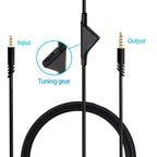 For Logitech Astro A10 / A40 / A30 2m Gaming Headset Cable Braided Audio Cable