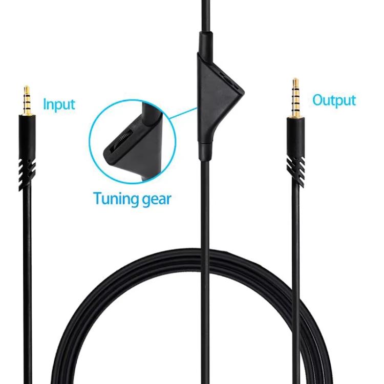 For Logitech Astro A10 / A40 / A30 2m Gaming Headset Cable Braided Audio Cable