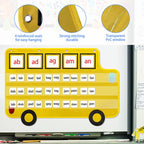 School Classroom Decorative Bus Phonics Hanging Bag — view 3